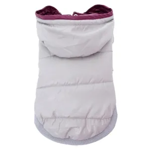 Grey Puffer Jacket Dog Coat