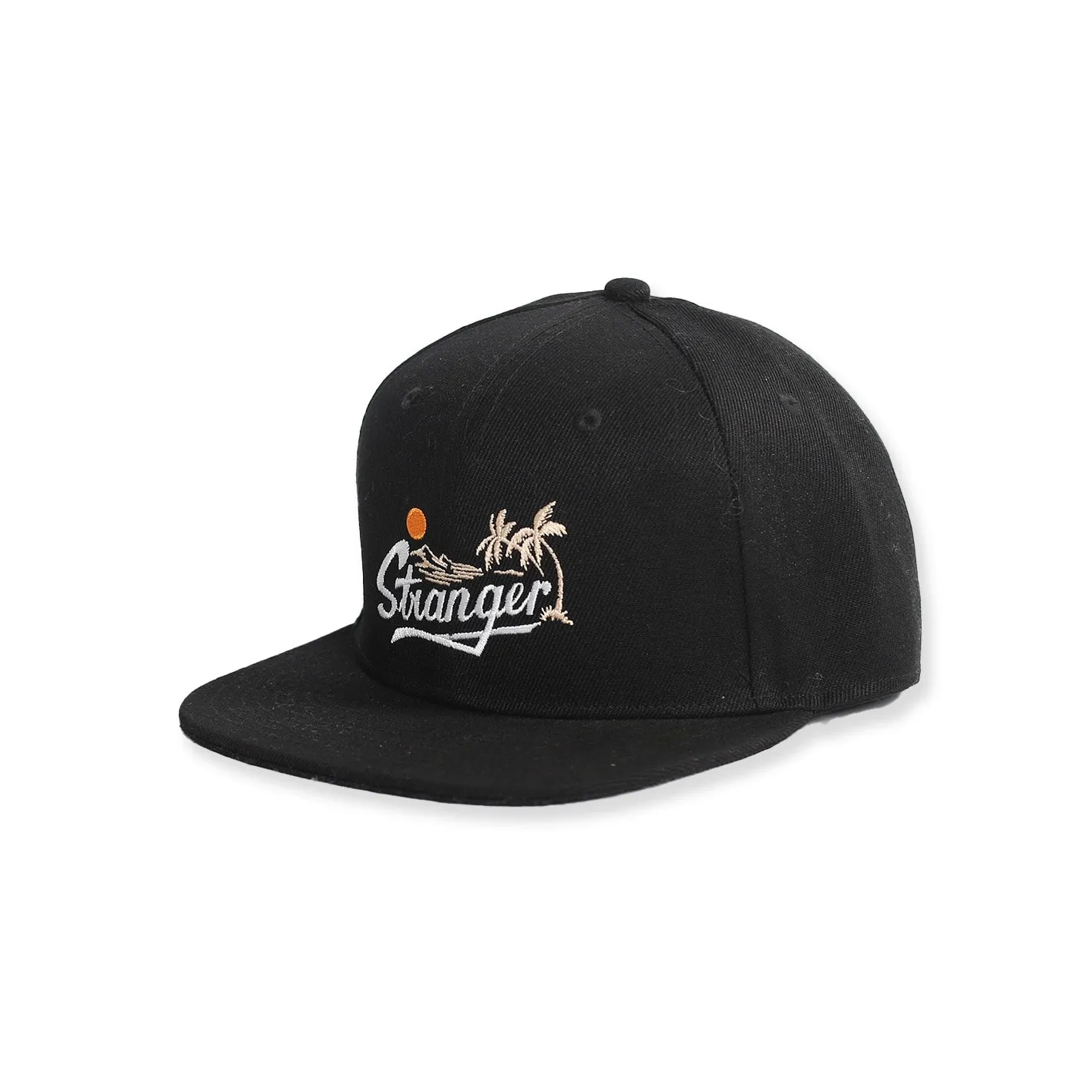 Hello Stranger Winter Snapback Cap - Black
