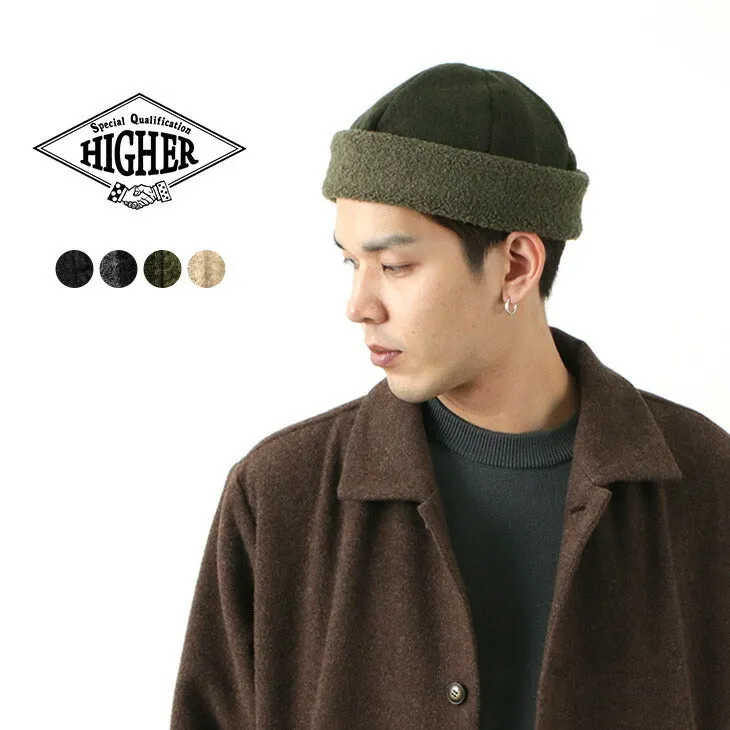 HIGHER / Vintage Wool Flannel Beanie
