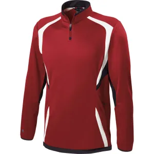 Holloway Men's Scarlet/Black/White Transform Pullover
