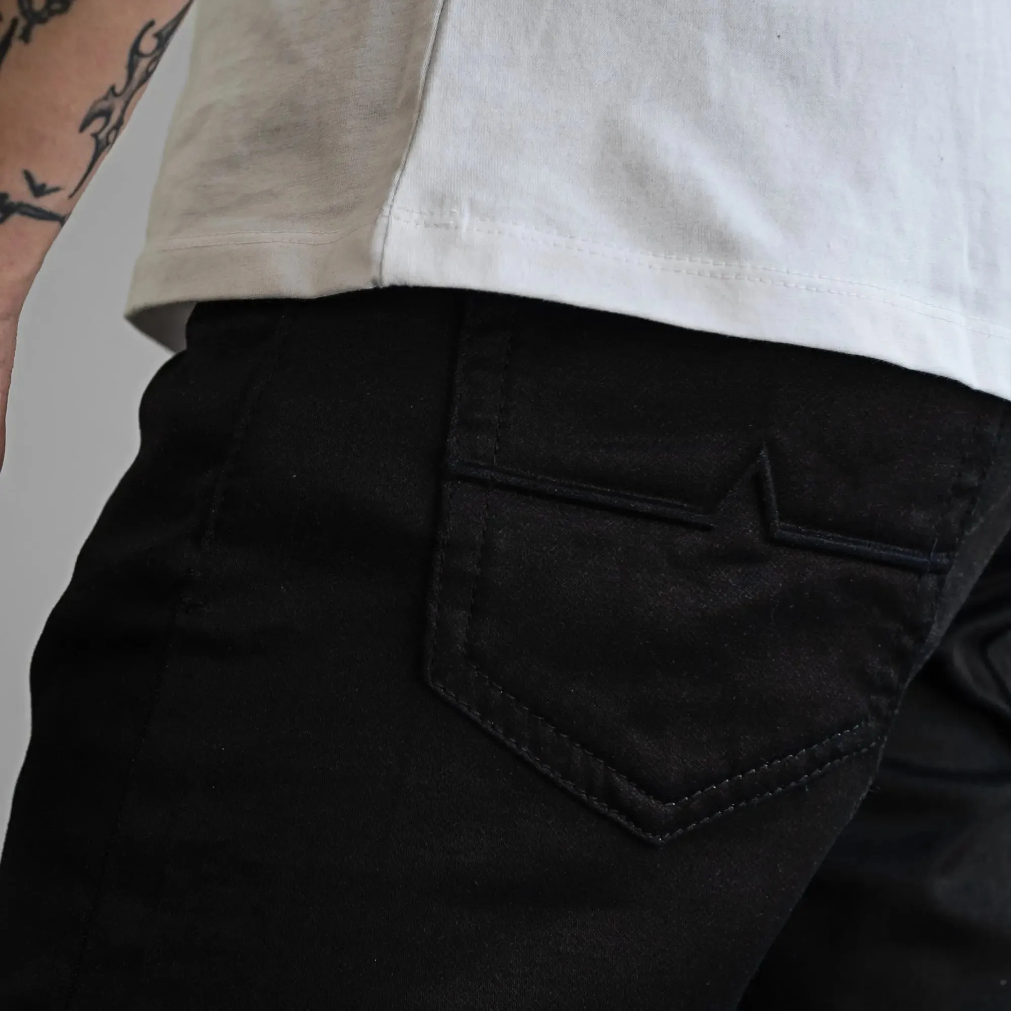 Iconic Rogue Wax Coated Slim Fit Jeans