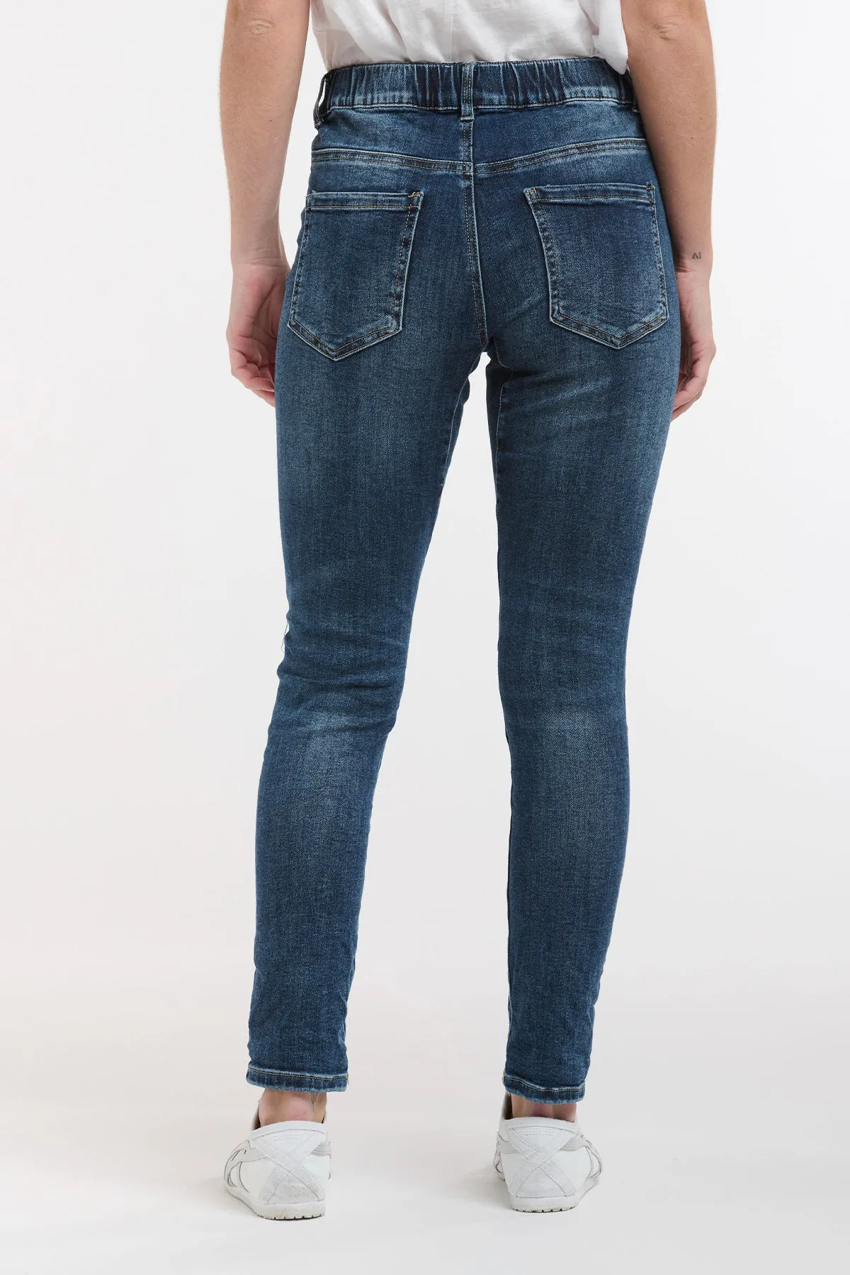 Italian Star Emma Stretch Jeans Dark Wash