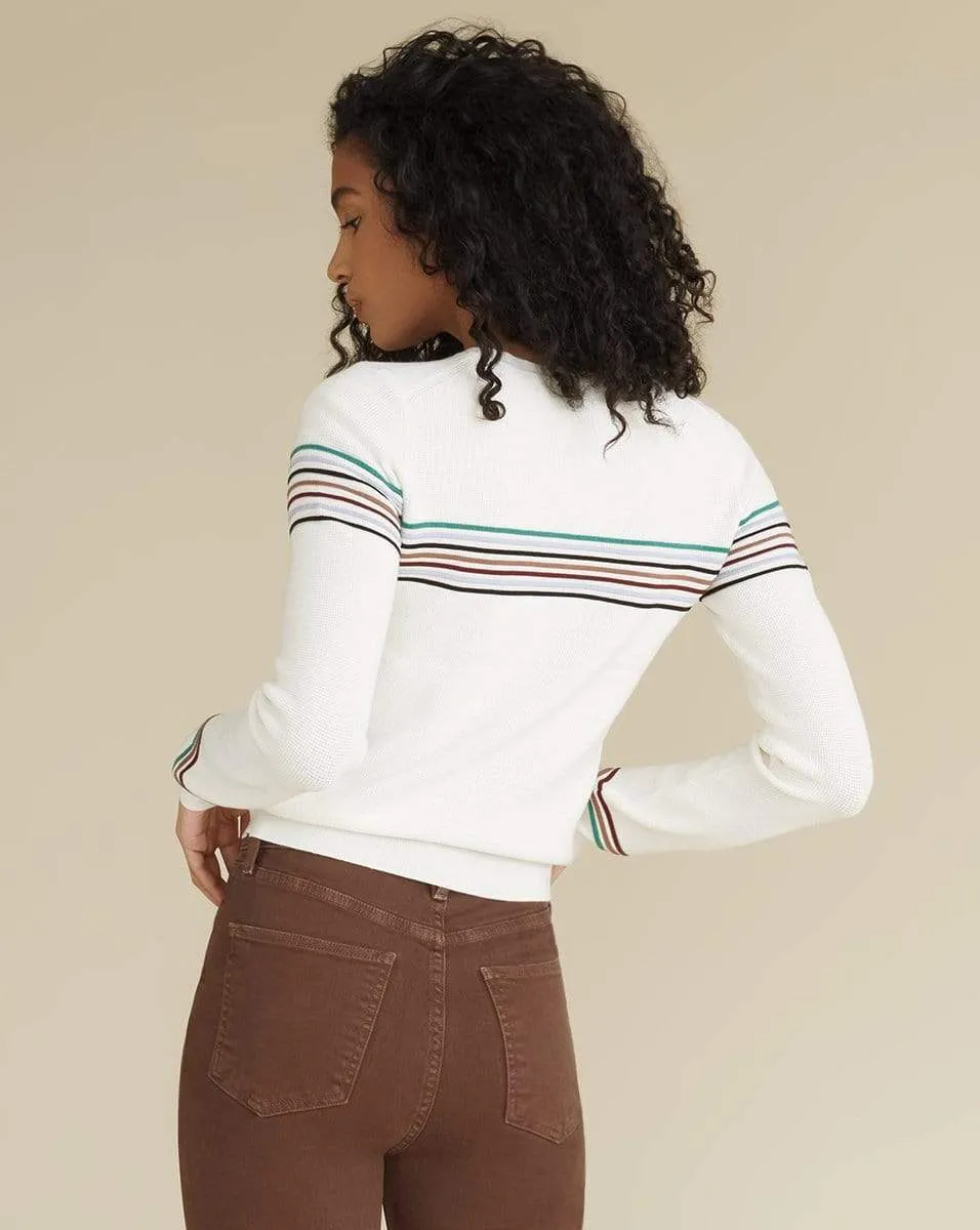 Ivory Posie Crewneck Pullover