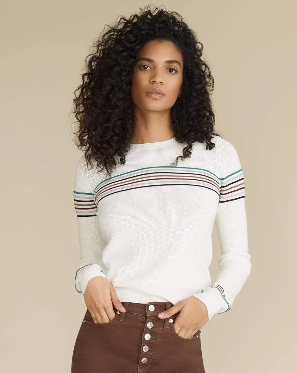 Ivory Posie Crewneck Pullover