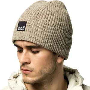 Jack Wolfskin Unisex Nature Thermal Lined Beanie Hat - Beige