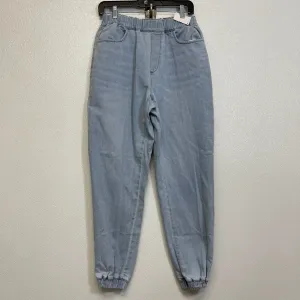 Jean Pants high rise Joggers By Loft O In Denim, Size: S
