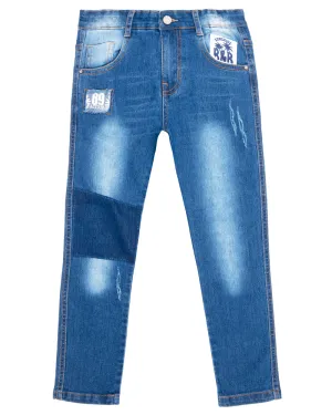 Jeans Ezequiel Niño Denim azul Black and Blue