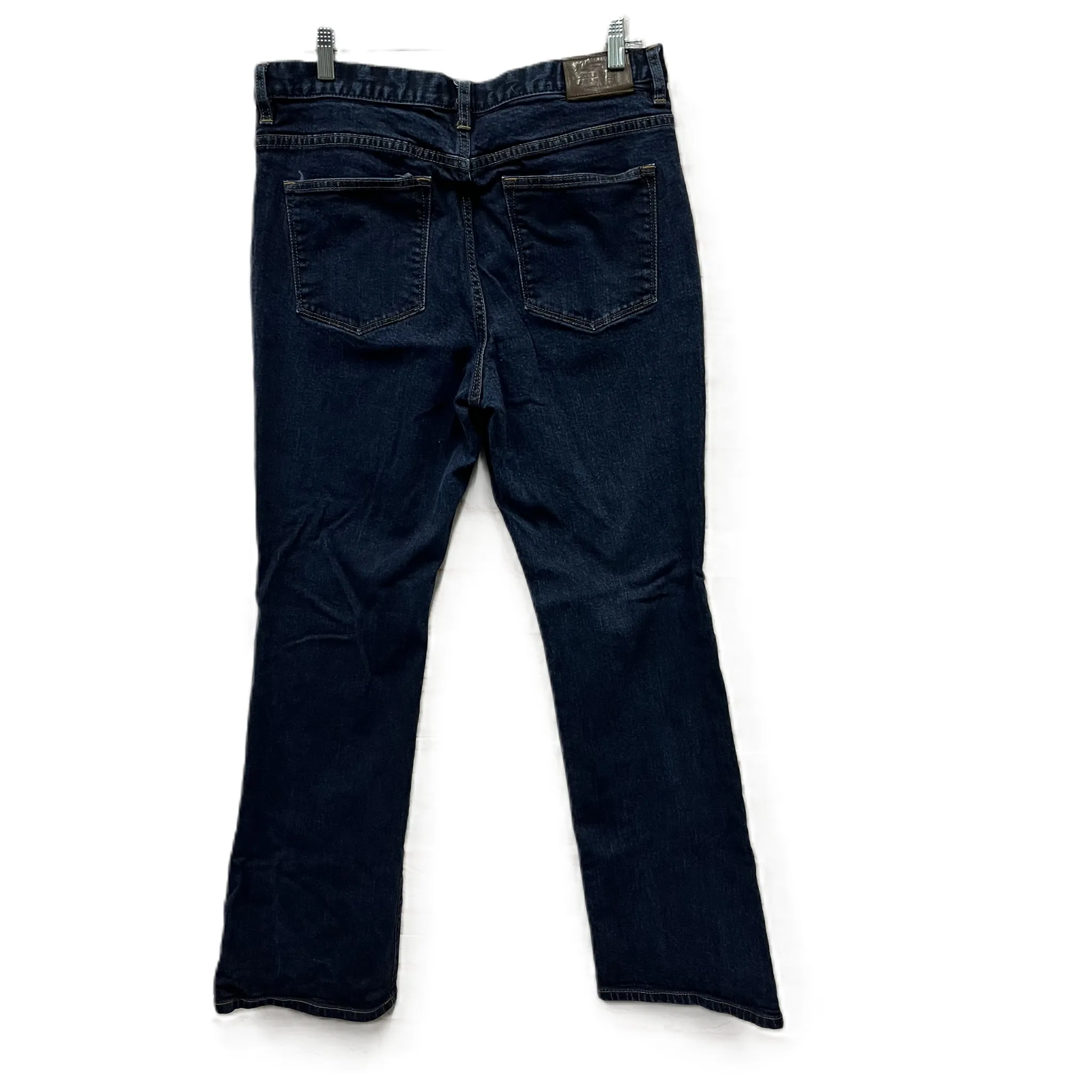Jeans Flared By Lauren By Ralph Lauren In Blue Denim, Size: 14