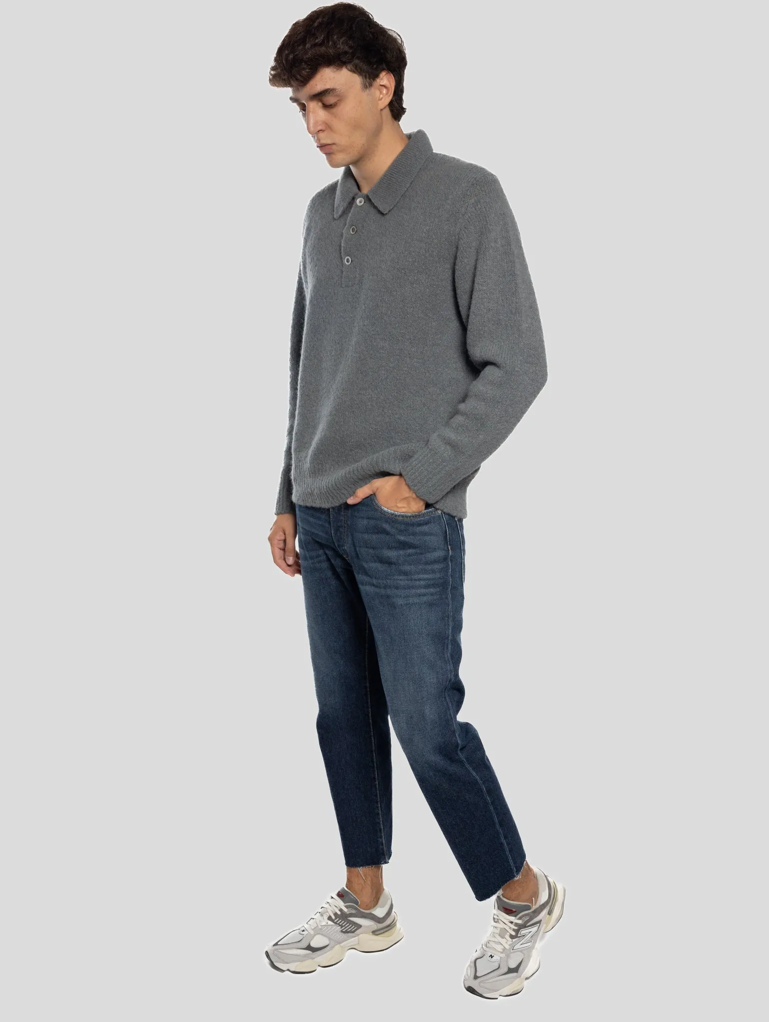 Jeans Josh con Orlo Sfrangiato Blu