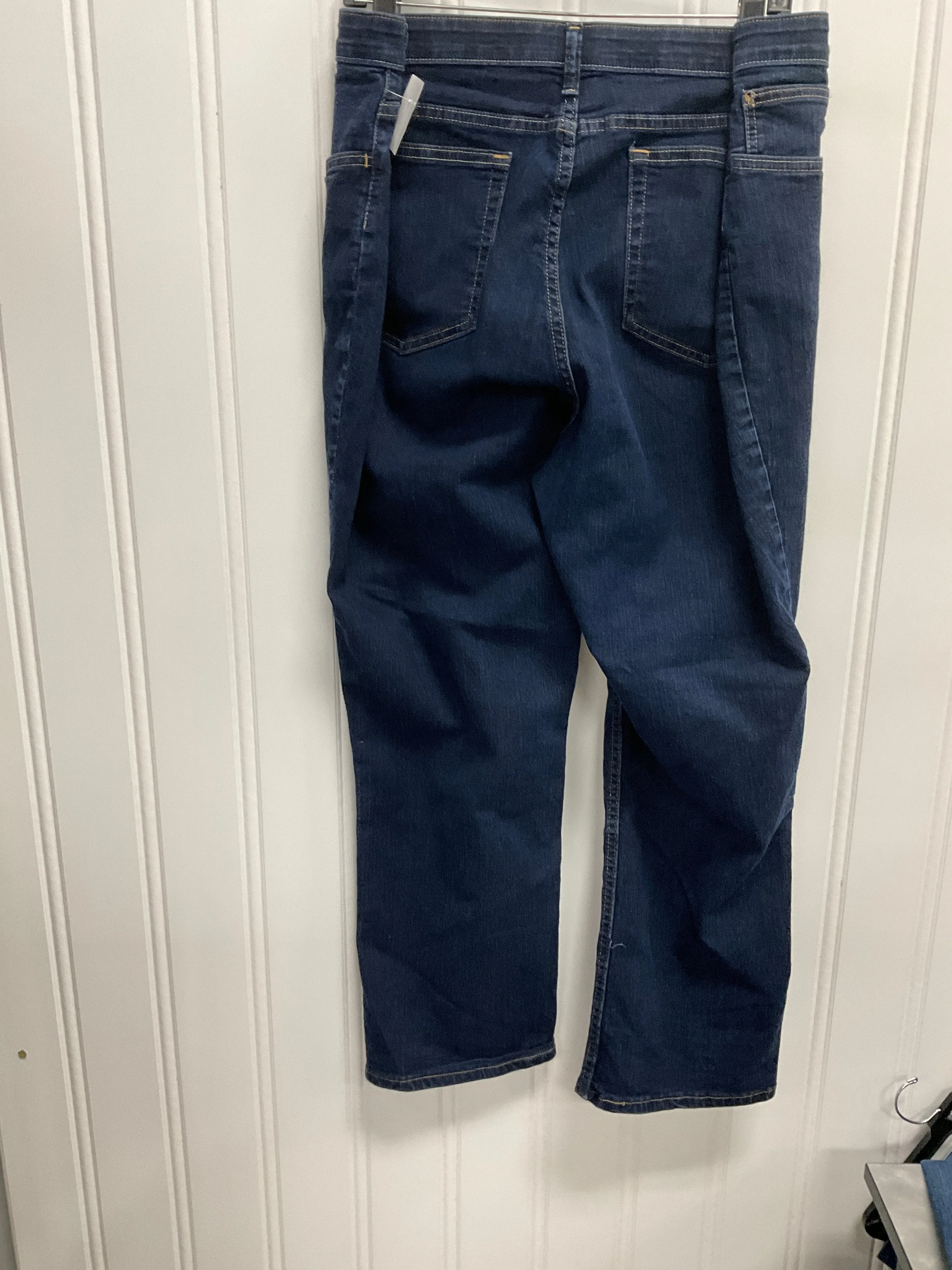 Jeans Straight By Riders In Blue Denim, Size:20