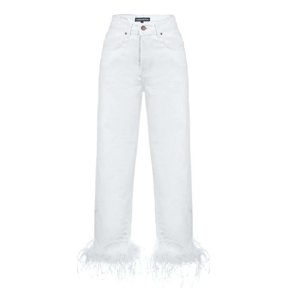 Jeans With Boa