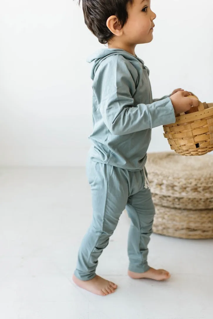 Joggers in Mist