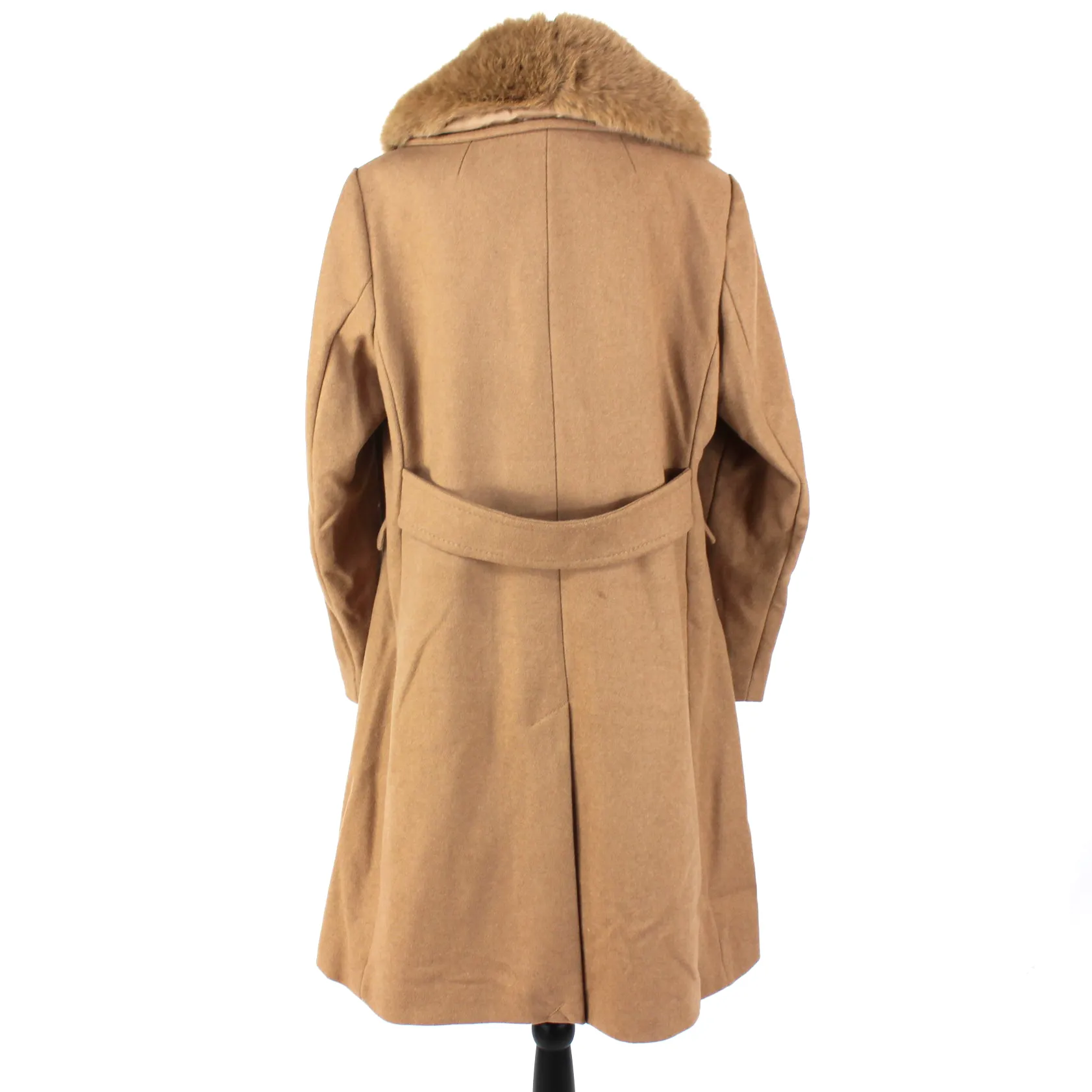 Kate Spade Faux Fur Trim Coat