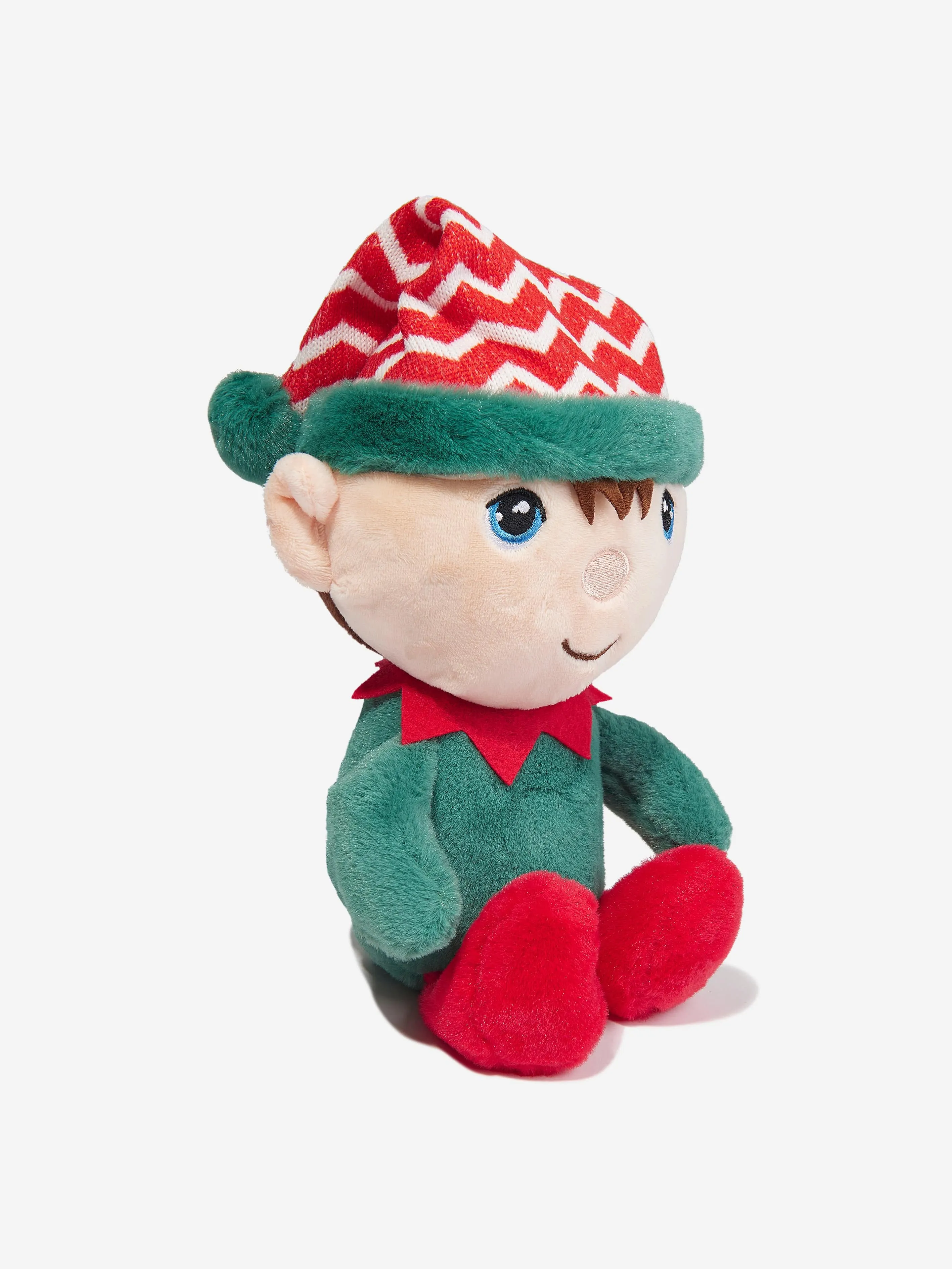 Keel Toys Kids Keeleco Christmas Beanie Pals-Elf in Multicolour (20cm)