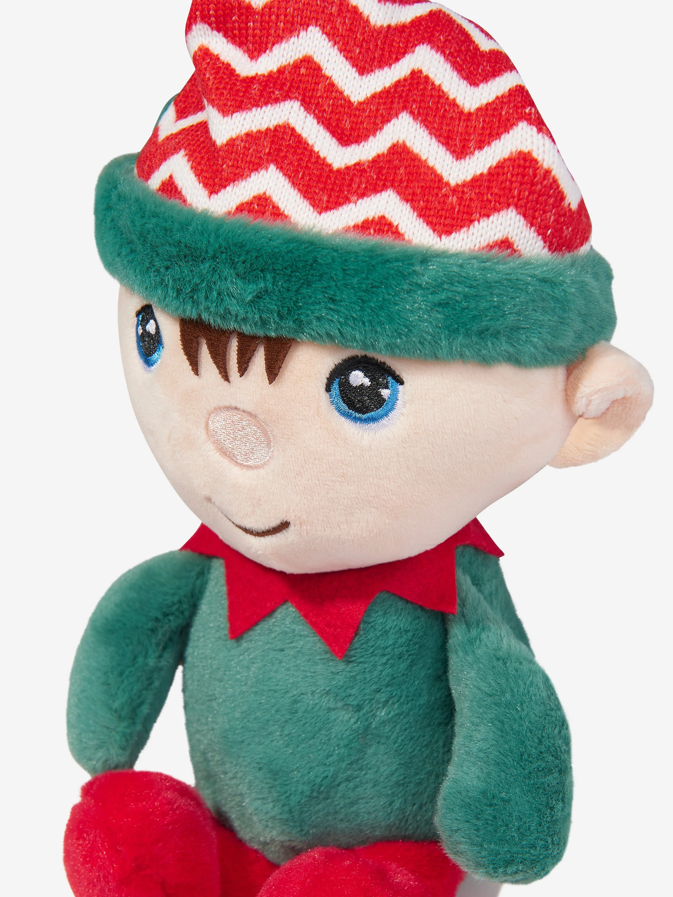 Keel Toys Kids Keeleco Christmas Beanie Pals-Elf in Multicolour (20cm)