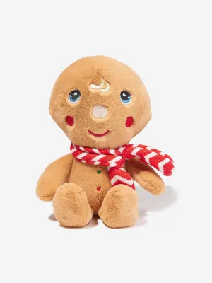 Keel Toys Kids Keeleco Christmas Beanie Pals-Gingerbread Man in Multicolour (20cm)