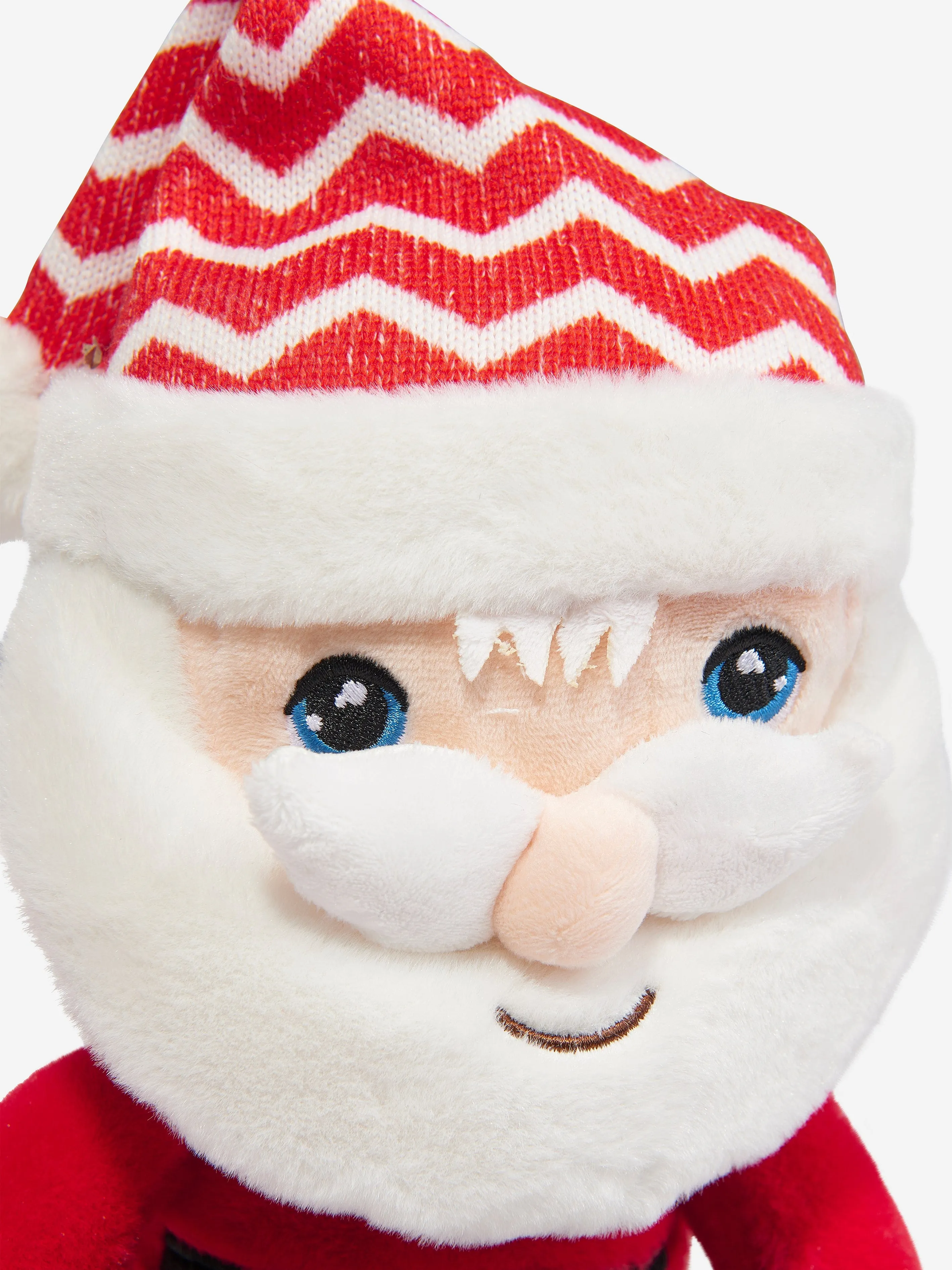 Keel Toys Kids Keeleco Christmas Beanie Pals-Santa in Multicolour (20cm)