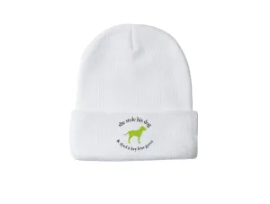 Key Lime Green - Taylor Swift’s “Last Great American Dynasty” Inspired Embroidered Winter Beanie