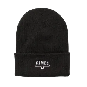 Kimes Ranch® Huxton Embroidered Black Beanie HUXEB-BLK