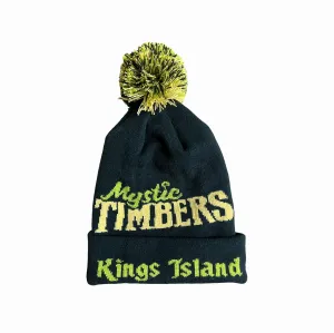 Kings Island Mystic Timbers Cuff Pom Beanie