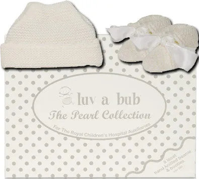 Knit Booties & Beanie Set - Luv A Bub Royal Children's Hospital