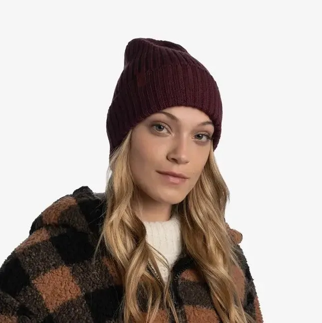 Knitted Beanie Norval Maroon