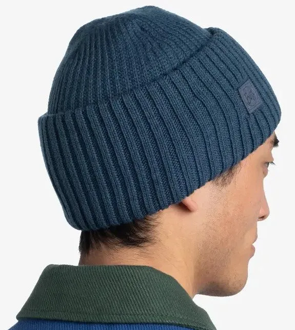 Knitted Beanie Rutger Steel Blue