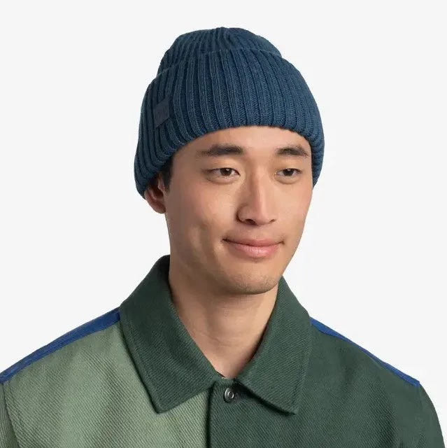 Knitted Beanie Rutger Steel Blue