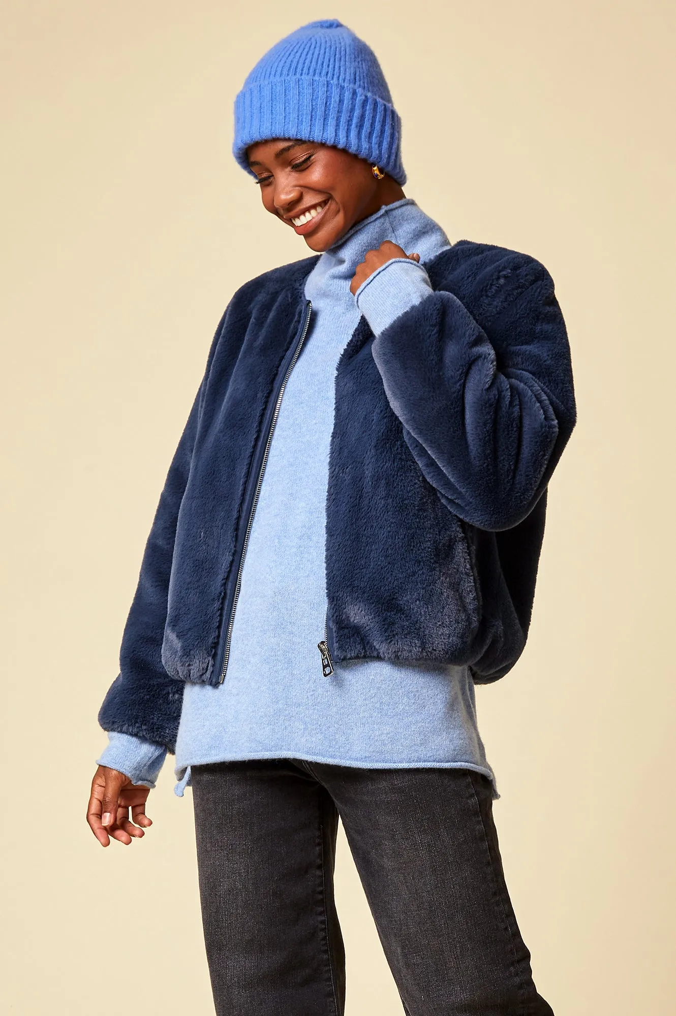 Lambswool Beanie | Light Blue