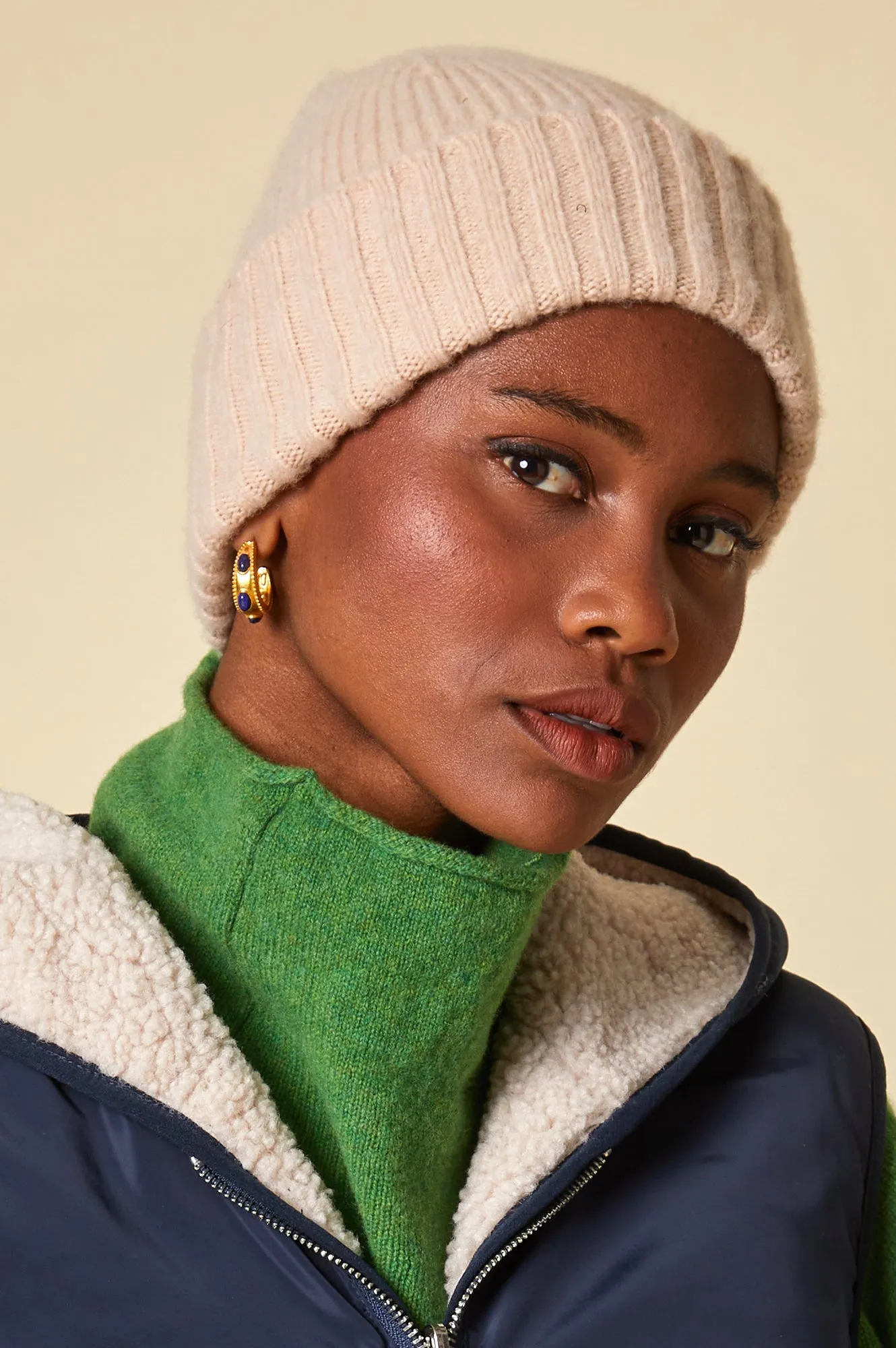 Lambswool Beanie | Oatmeal