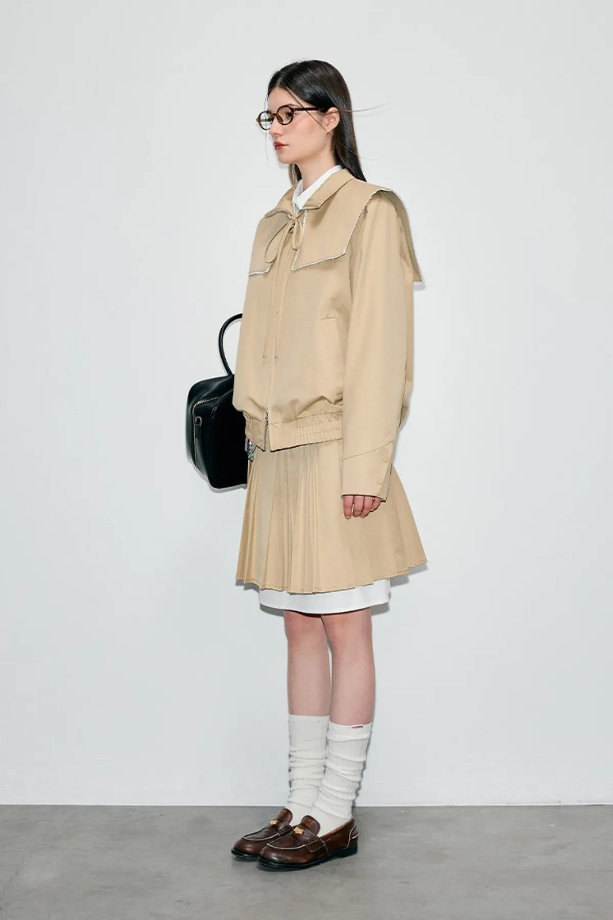Layered Style Jacket - Skirt