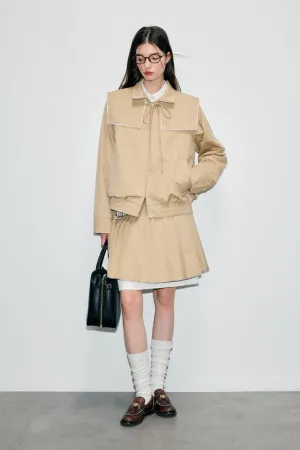 Layered Style Jacket - Skirt
