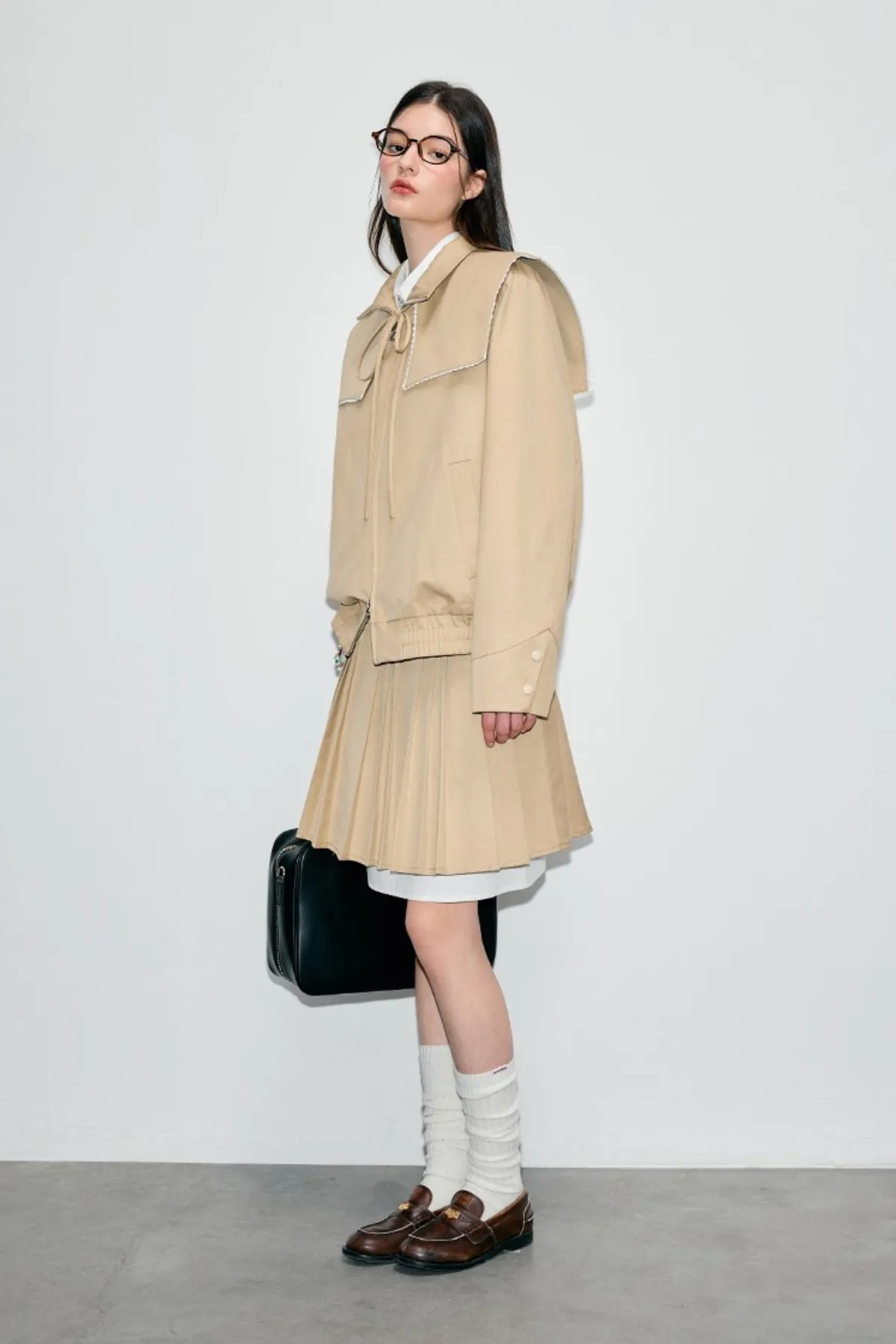 Layered Style Jacket - Skirt