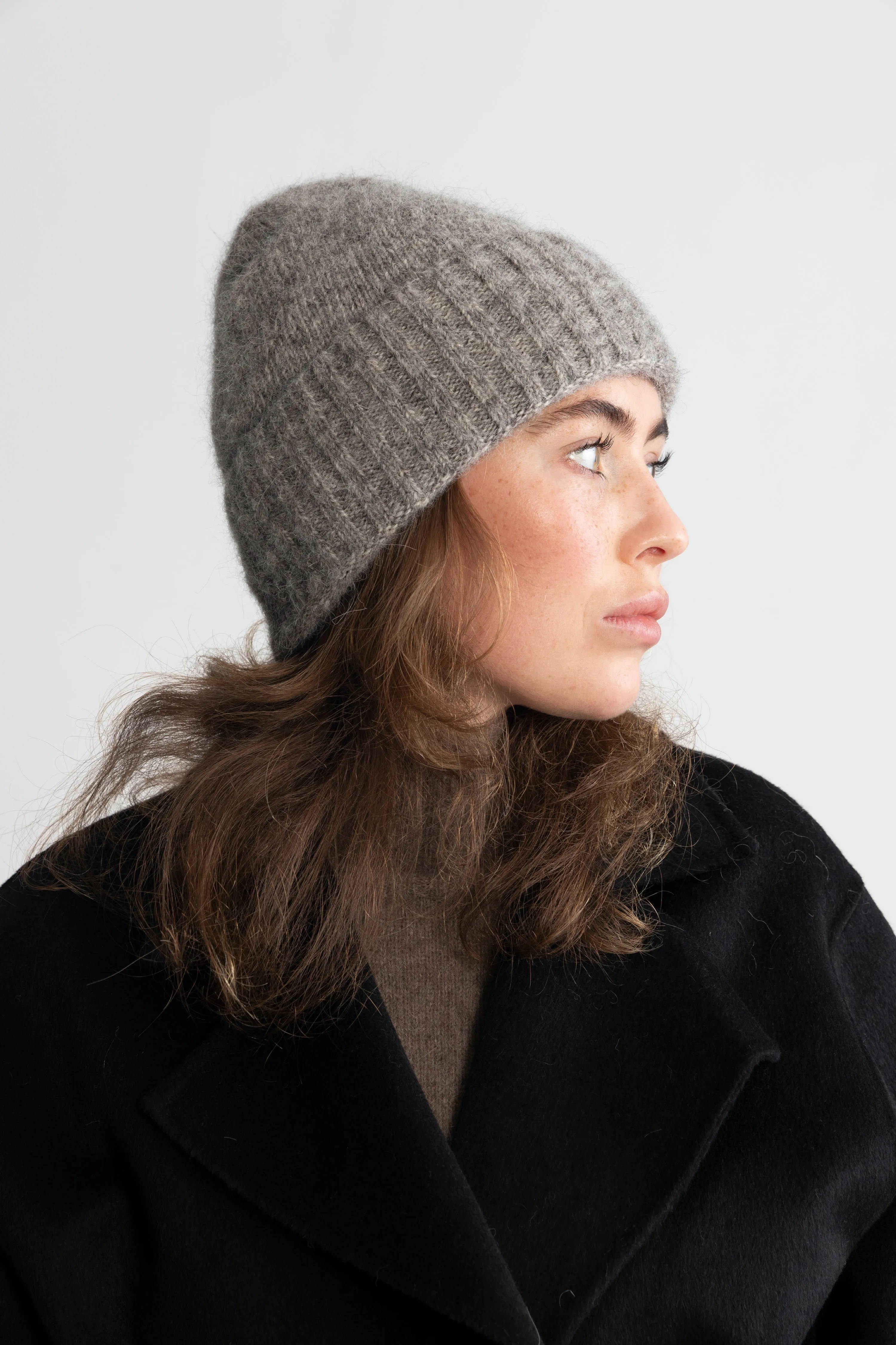 Lenny Beanie - Light Grey Melange