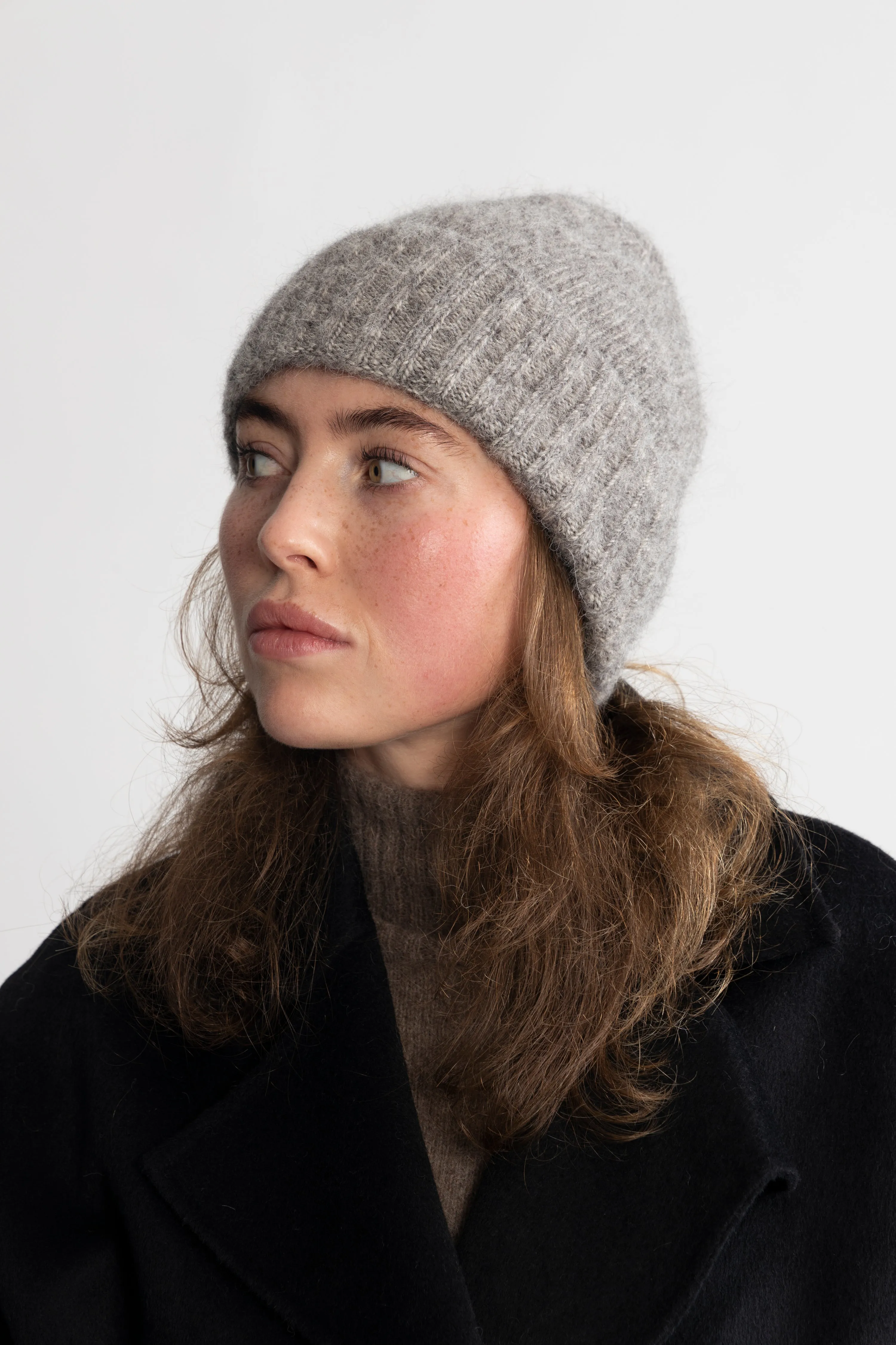 Lenny Beanie - Light Grey Melange
