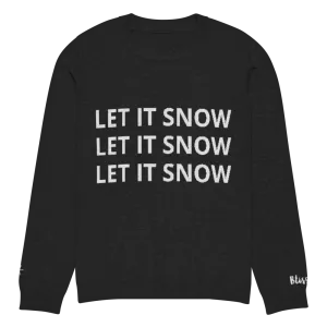 Let It Snow Personalized Knit Sweater