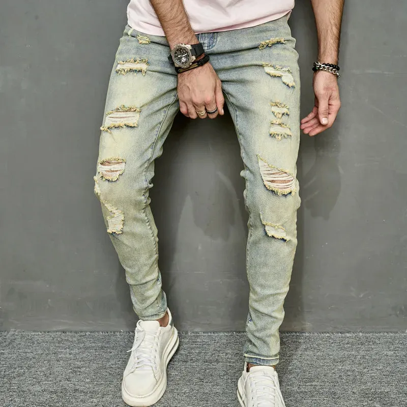LMS Vintage Ripped Jeans Pants