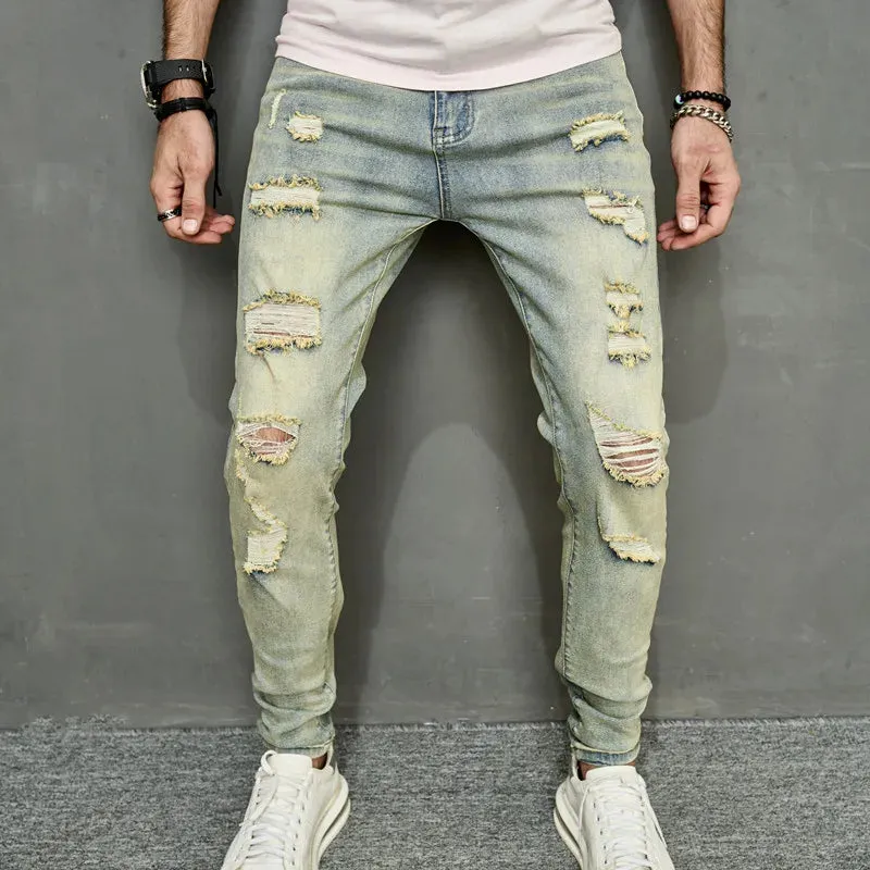 LMS Vintage Ripped Jeans Pants