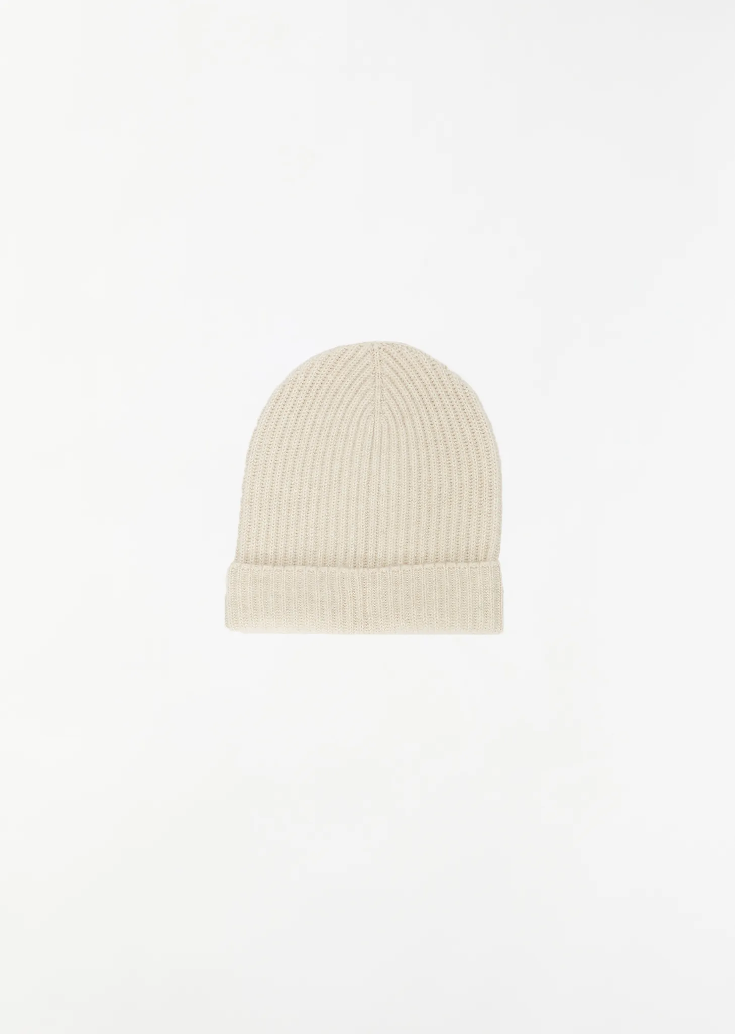 Lounge Ribbed Beanie — Bare Undyed
