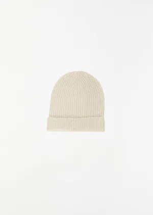 Lounge Ribbed Beanie — Bare Undyed