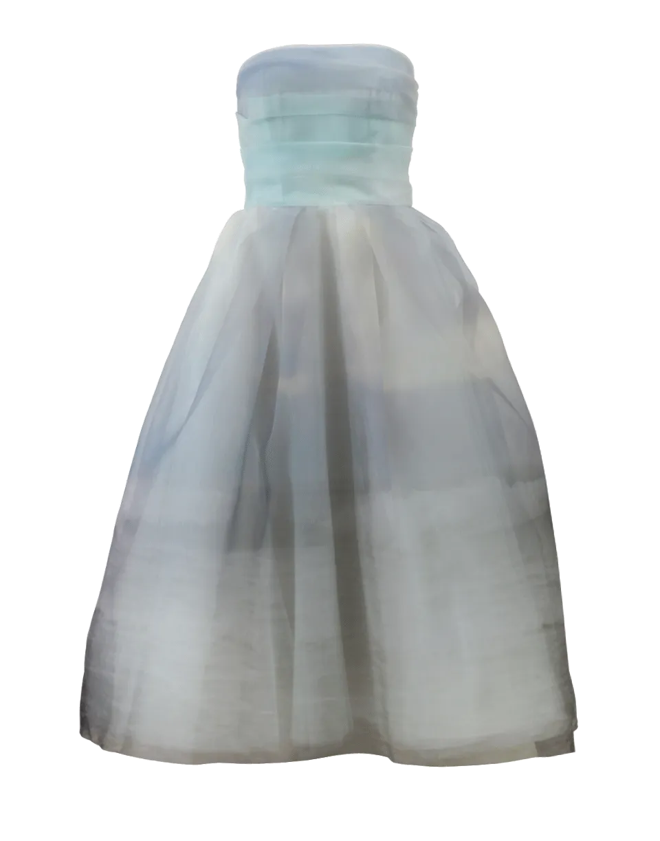 Luminous Sky Tea Length Dress