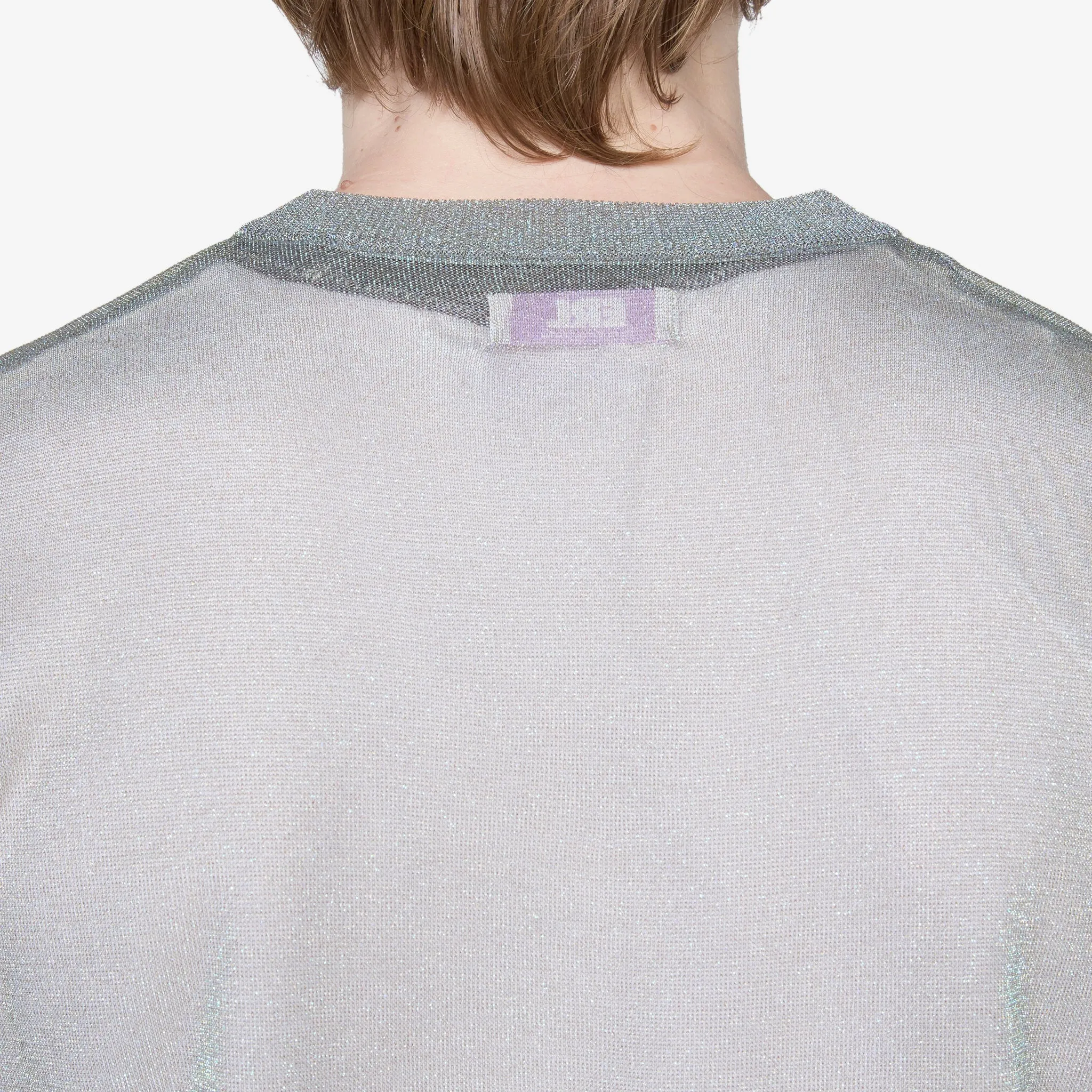 Lurex Pullover Silver