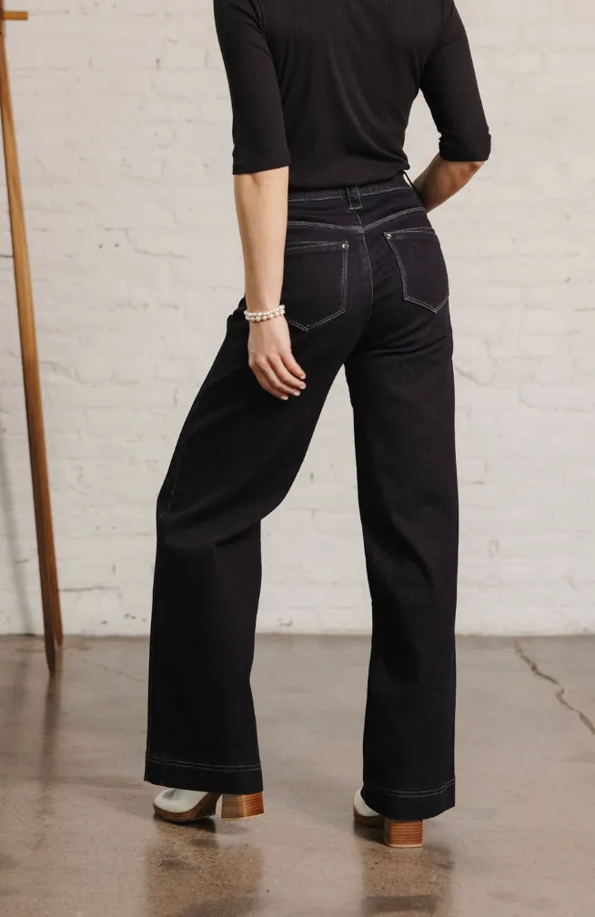 Mac and Me Skyrise Wide Leg with Double Side Seam - HQ