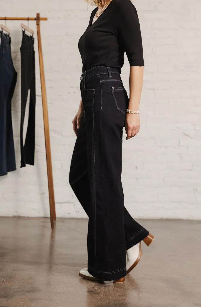 Mac and Me Skyrise Wide Leg with Double Side Seam - HQ