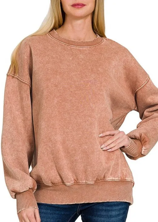 Madison Mineral Wash Pullovers - 3 Colors! - FINAL SALE