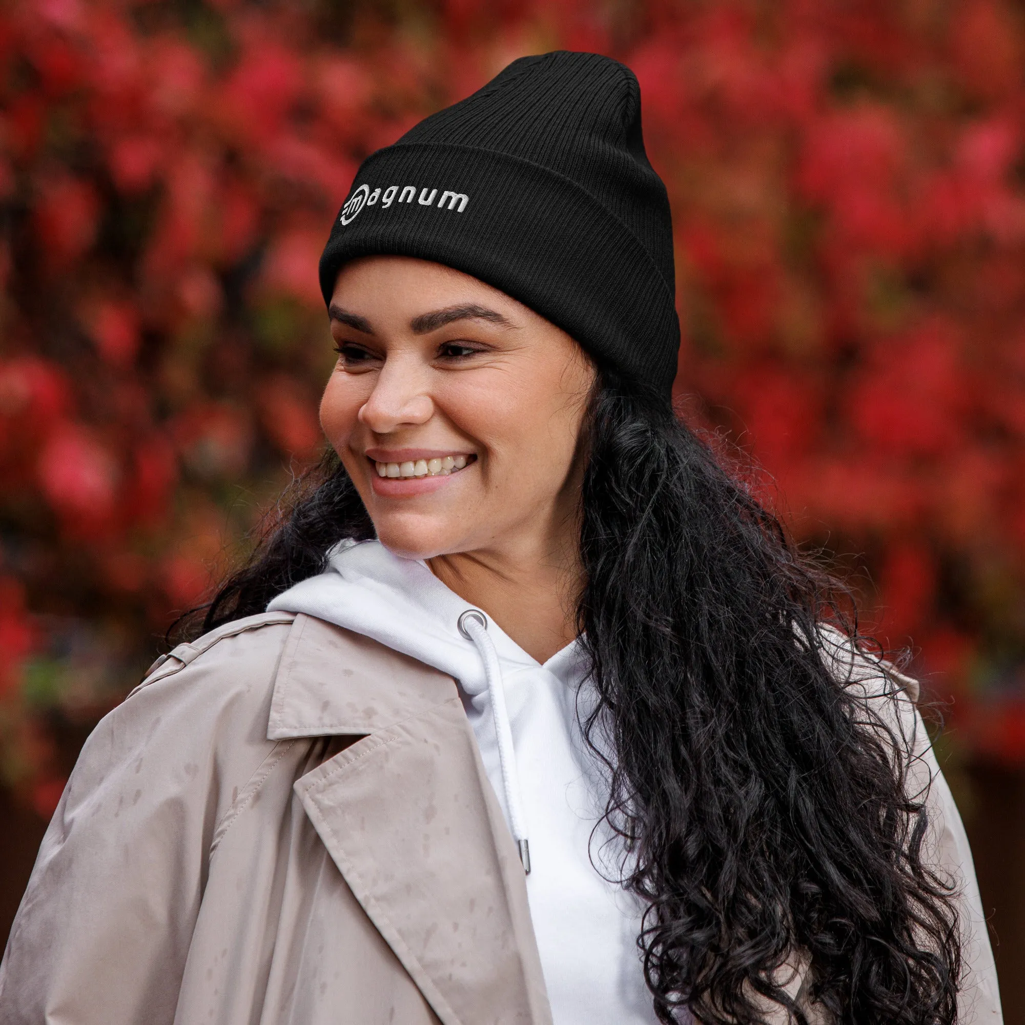 Magnum Bikes Embroidered Organic Cotton Beanie