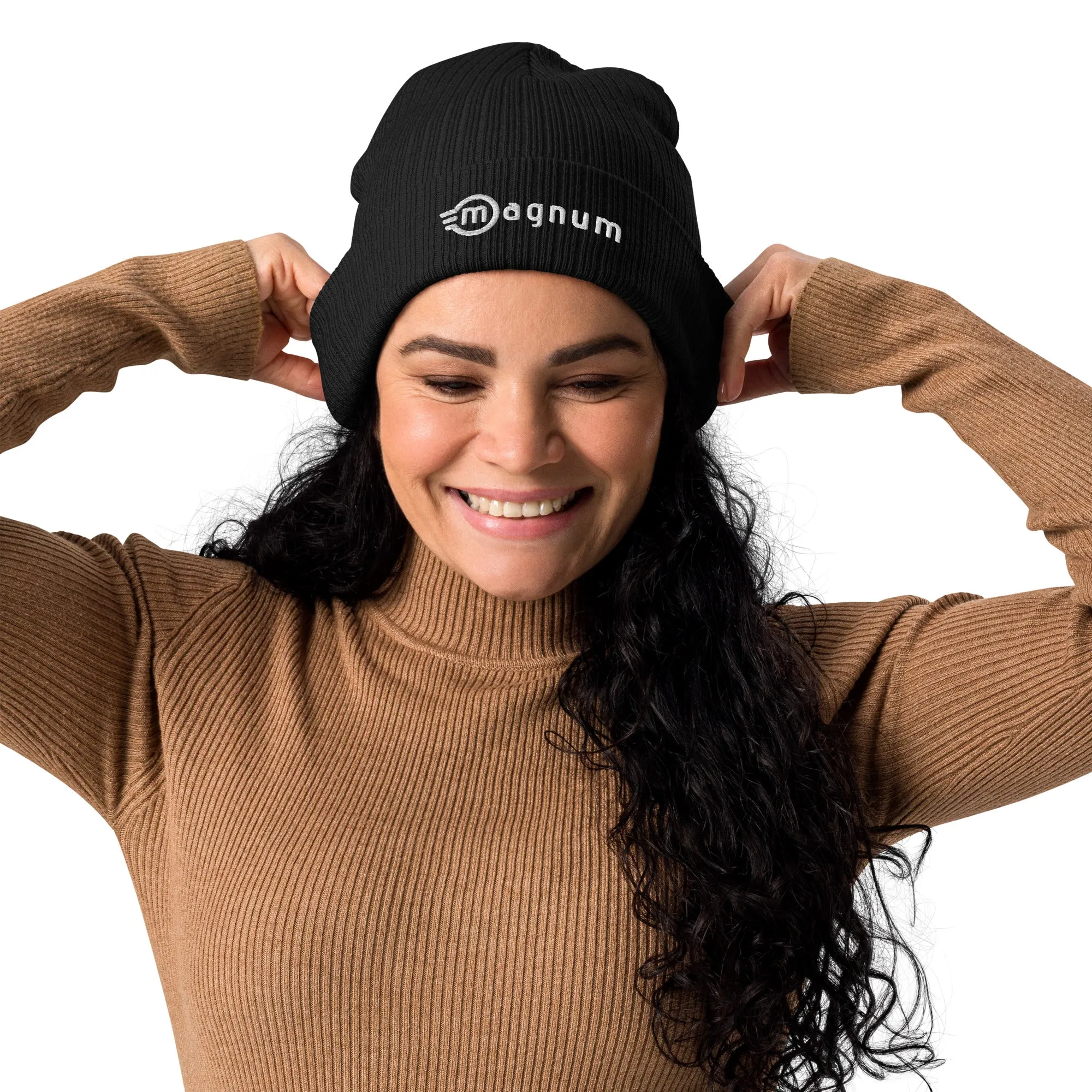 Magnum Bikes Embroidered Organic Cotton Beanie