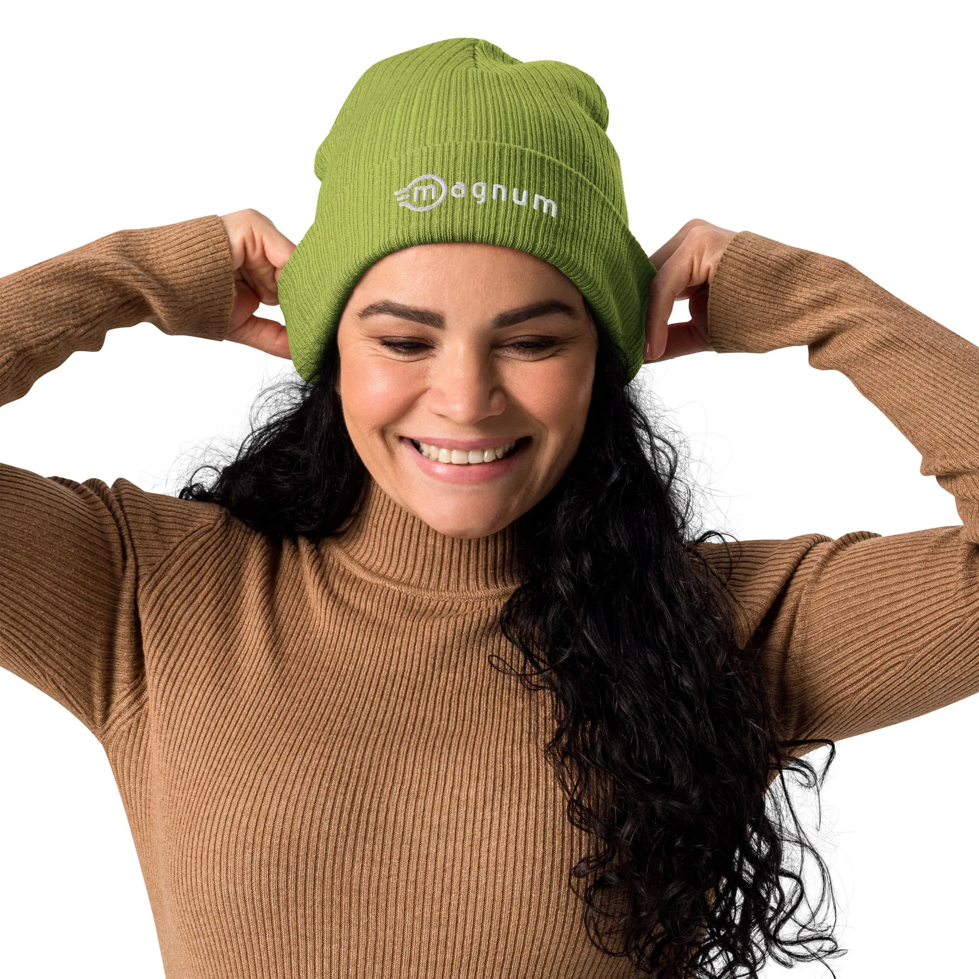 Magnum Bikes Embroidered Organic Cotton Beanie