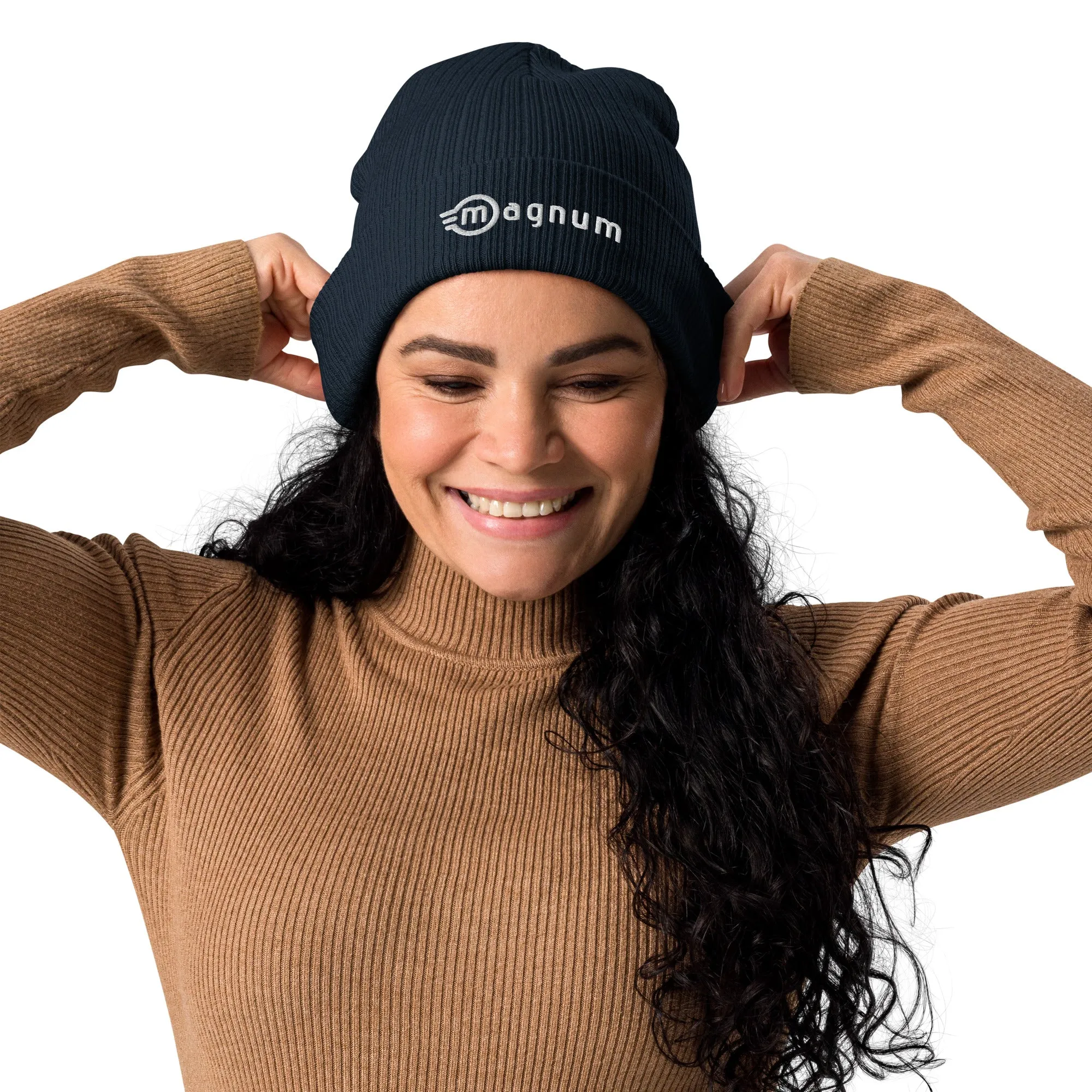 Magnum Bikes Embroidered Organic Cotton Beanie