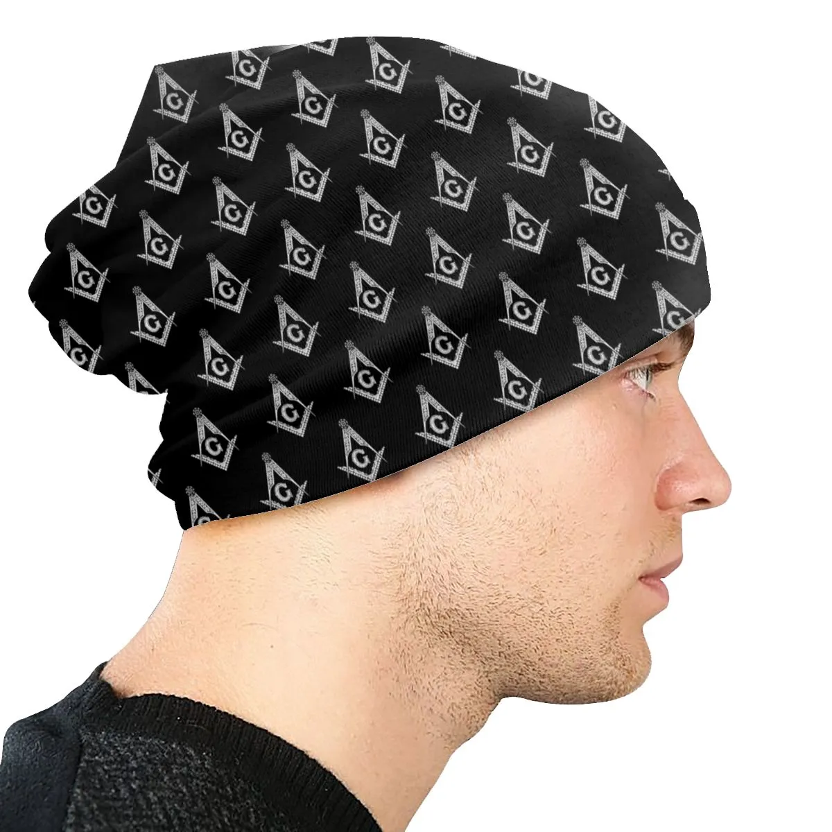 Master Mason Blue Lodge Beanie - Thermal Elastic Bonnet